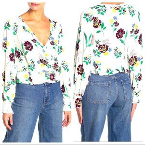 Free People Saturday Night Faux Wrap Top